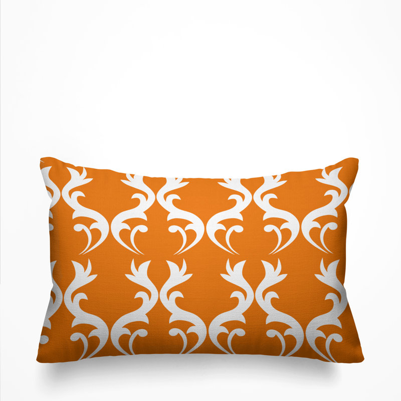 Housse et insert de coussin d'extérieur Galton, Orange