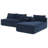 L-Shaped Chenille Sectional Sofa-1729343188
