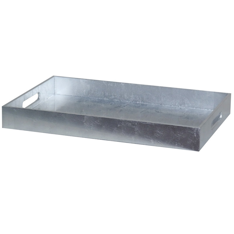 Plateau de service Mae, H 1,75 p ox l 14,15 po x P 11 po, Argent