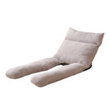 Coussin inclinable en forme de U 72,8 "avec dossier réglable, coussin de grossesse avec housse amovible