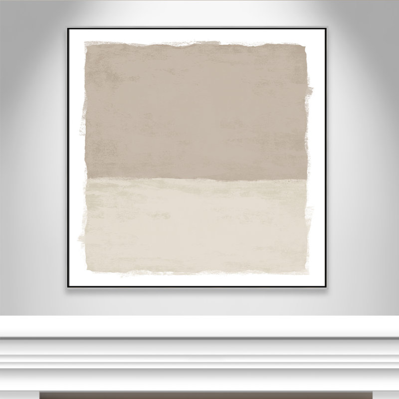 «Silent Sands I» par Natalie Carpentieri, Argent argent, H 46,5 po x l 46,5 po