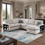 Canapé-lit modulaire en tissu 4 pièces-320262381-320262379
