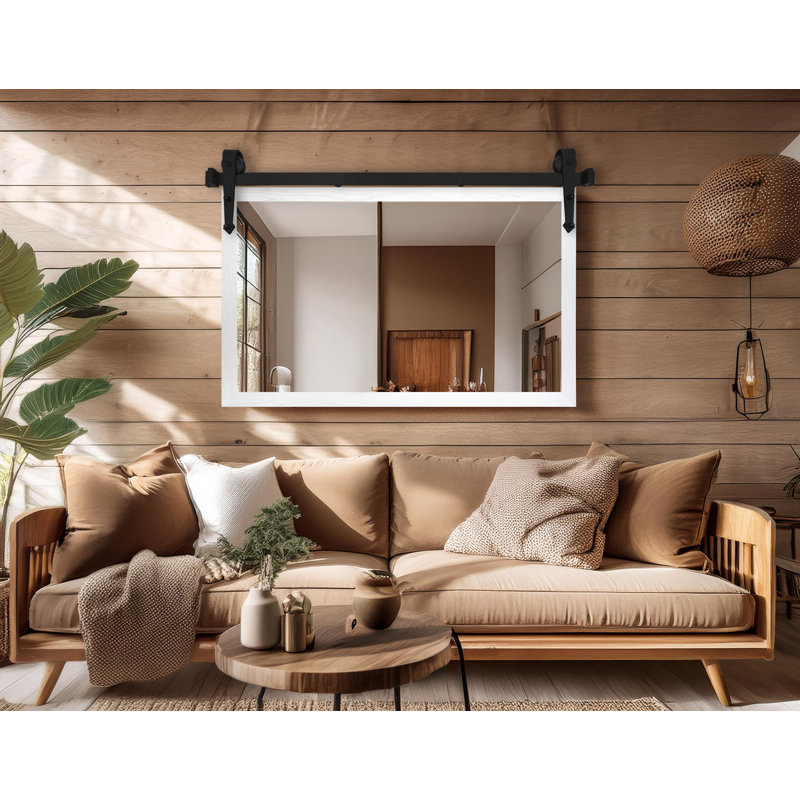 Miroir Gracie Oaks, 33 po x 36 po, Blanc