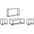 Petersburg Rectangular Cocktail Table With 2 End Table And Sofa Table