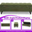 Storage Ottoman Bench with Boucle Fabric Upholstery and Rubber Wood Legs, 300 lbs Capacity