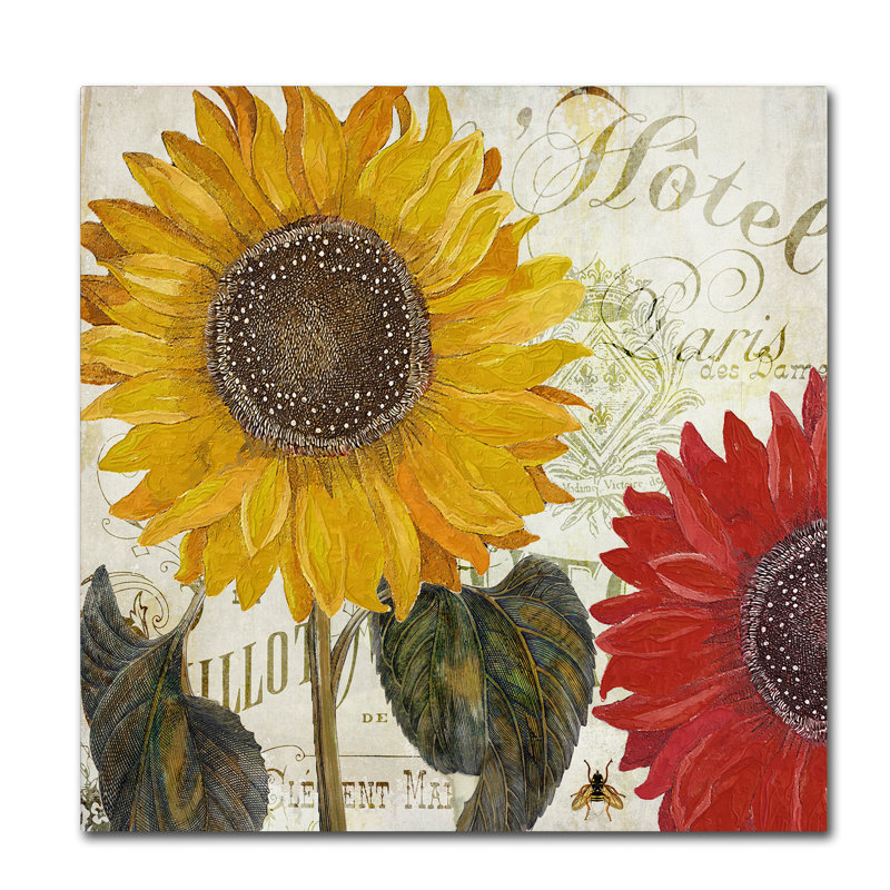 «Sundresses I» par Jadaya, impression sur toile tendue, H 18 po x l 18 po x P 2 po