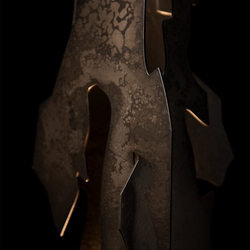 Fracture Floor Lamp, Dark Smoke, Dark Smoke