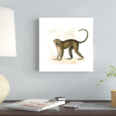 Golden Monkey - peinture sur toile tendue