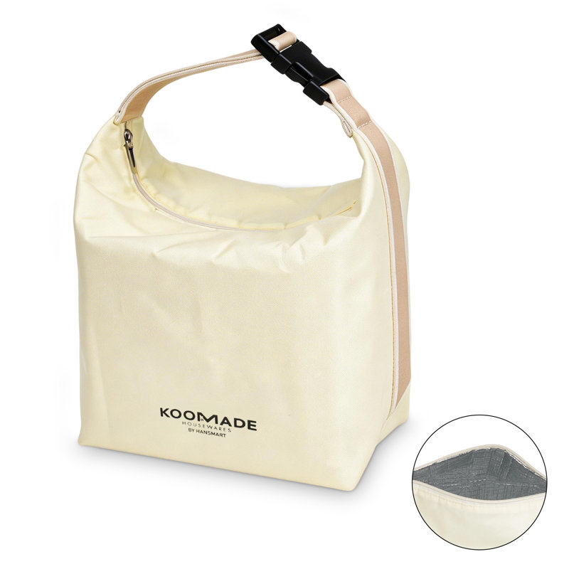 Grand sac à lunch isotherme pour pot à nourriture, fourre-tout thermique avec poignée pour les déplacements