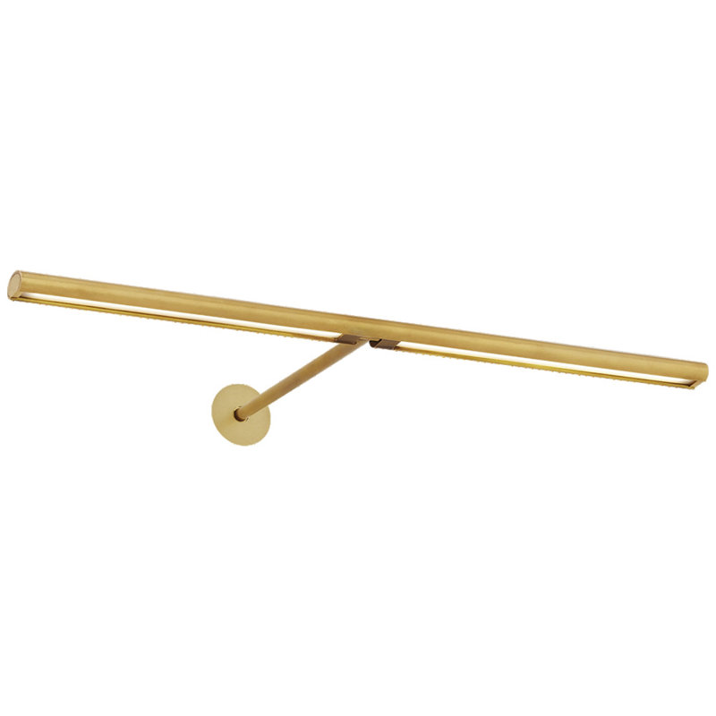 Plural Dimmable LED Wall Mounted Picture Light, Natural Brass