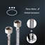 Robinet de salle de bain en nickel brossé 8 po pour lavabo - meuble-lavabo à 3 trous avec drain escamotable, tuyau et fabrication en métal 8 po