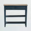 Console à 2 tiroirs Kailey - brun / bleu, H 29,62 po x l 31,34 po x L 9,83 po-658181838-658181839