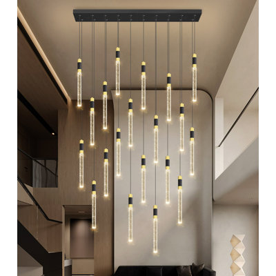 20-lights Glam Chandelier Crystal Led Dimmable Light