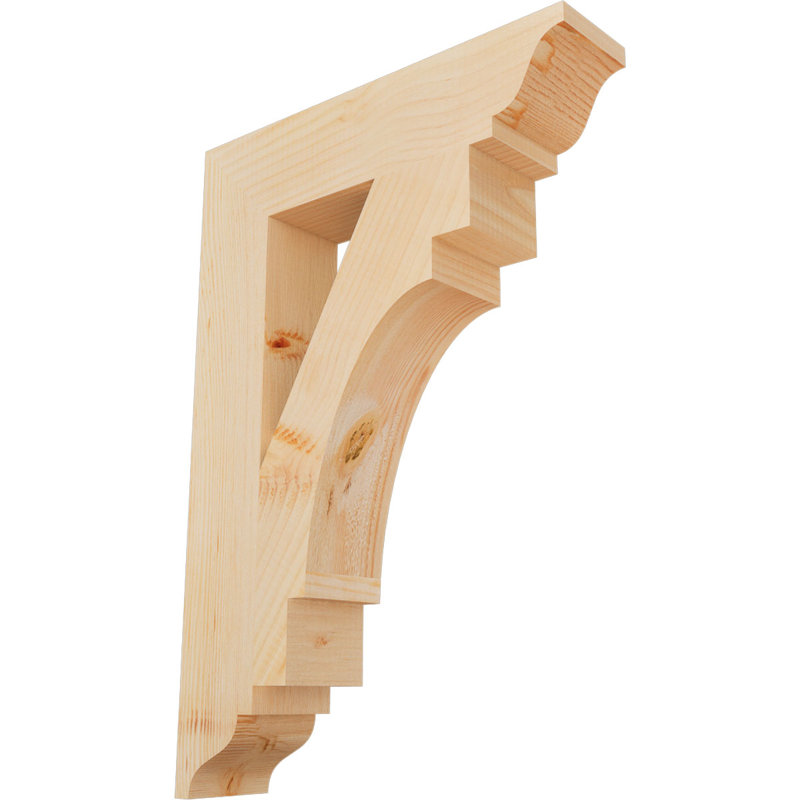 Support Merced, H 26 po x l 3,5 po x P 18 po, Sapin de Douglas