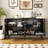 31.4" H Black Sideboard