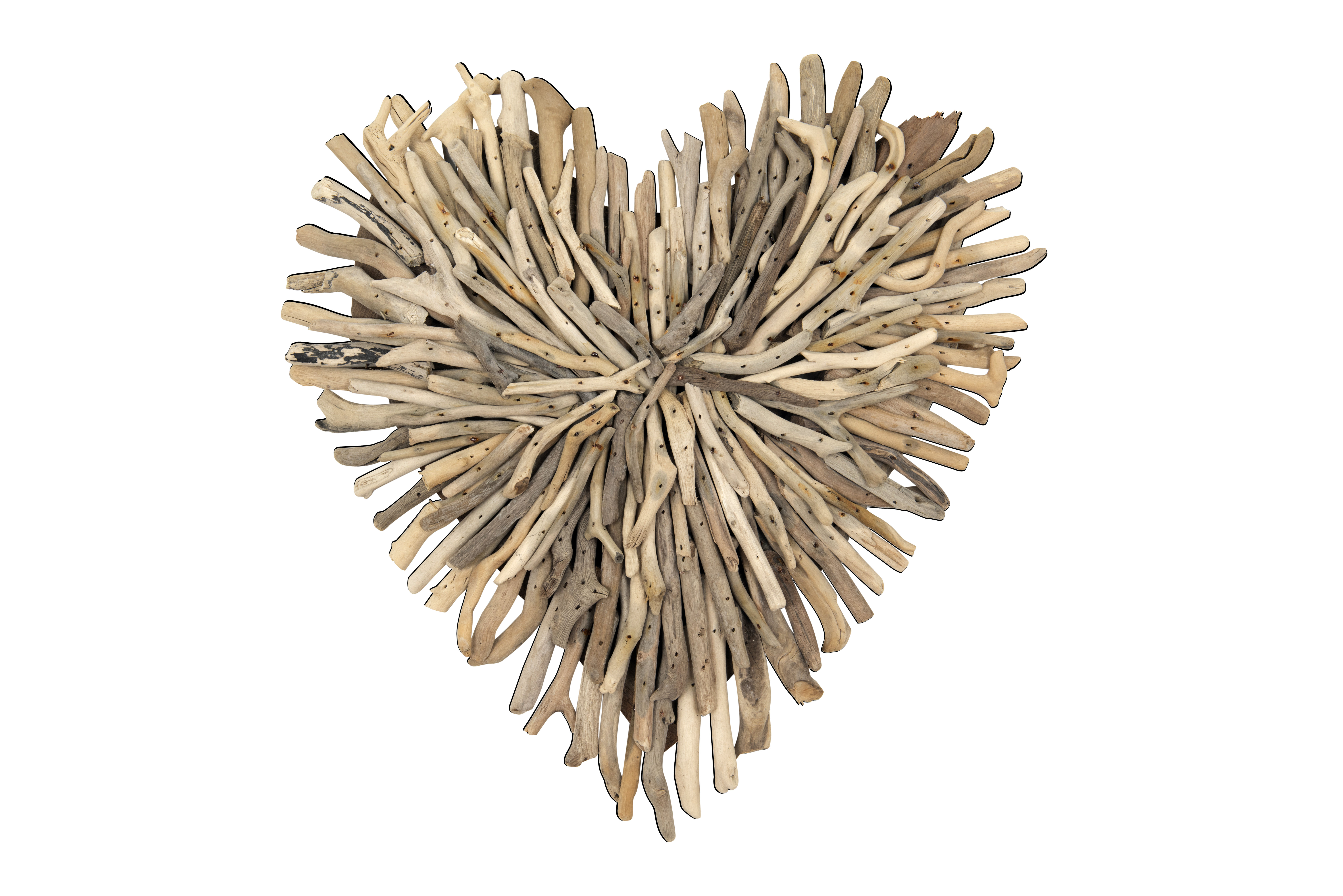 Millwood Pines Driftwood Heart Shaped Wall DÃ©cor & Reviews | Wayfair