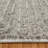 Miesner Dario Modern Striped Gray Polyester High-Low Indoor Area Rug-98931876
