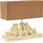 Whitewashed Rabbit Table Lamp With Linen Shade, Farmhouse Nursery Decor, Animal-Themed Bedroom Light