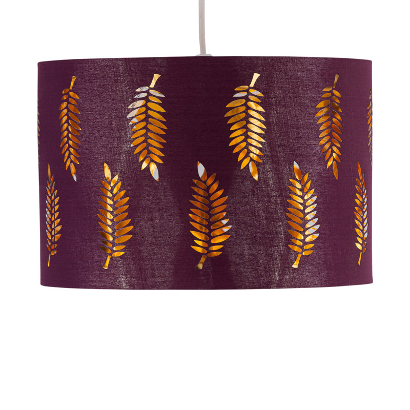 Drum Cotton Lamp Shade, 20cm H x 30cm W x 30cm D