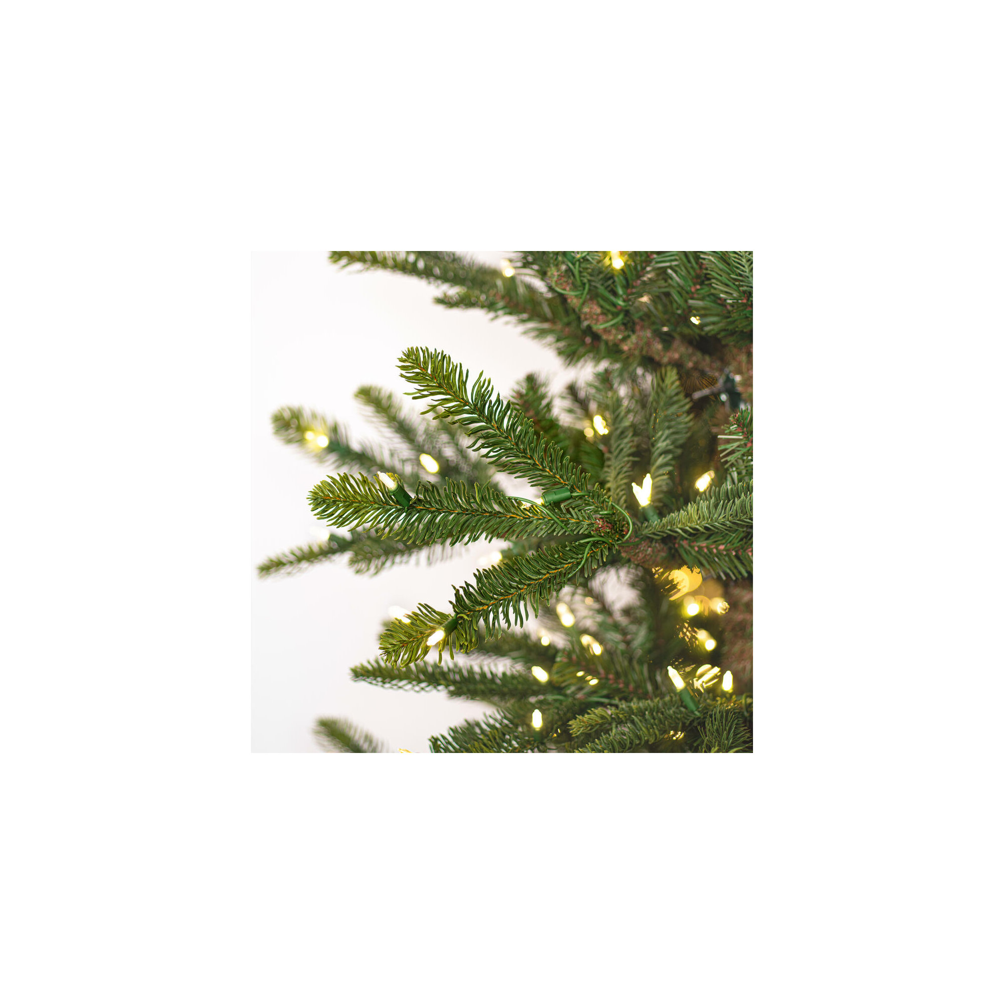 Alberta Pre-Lit Spruce Modern Artificial Christmas Tree, 12' H