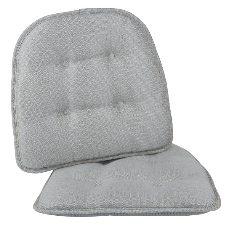 Coussin de siège antidérapant capitonné Azilal, gris