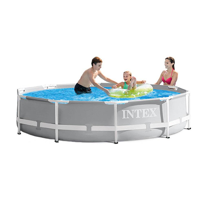 Round Frame Set Pool 30'' H x 120'' W x 120'' L , with Pump Included