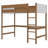 Kimmberly Twin Size Upholstered Loft Bed With Desk