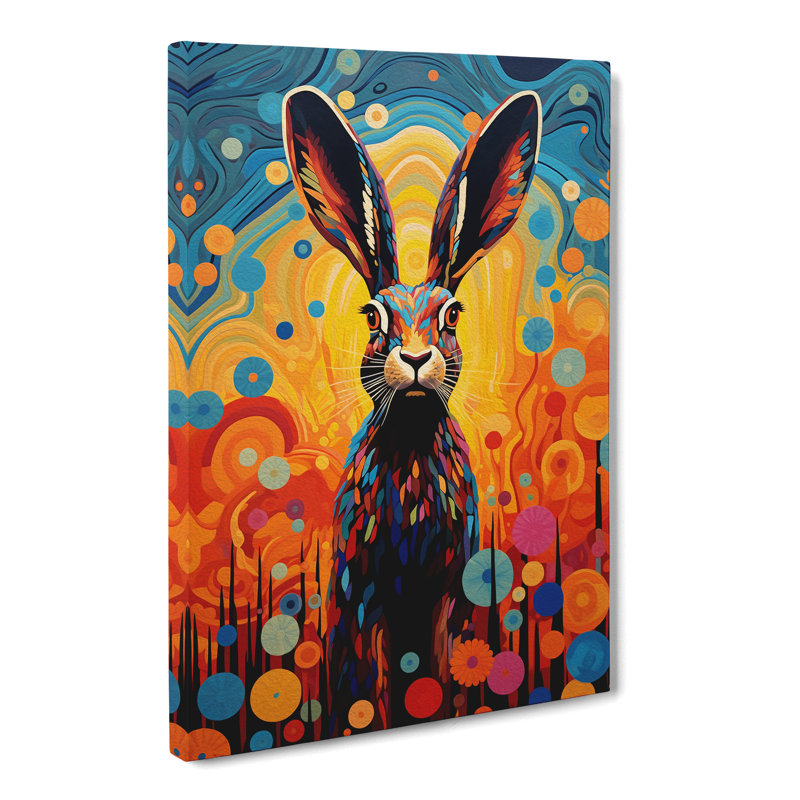 Hare Colour Field - Print, 76cm H x 50cm W x 3cm D