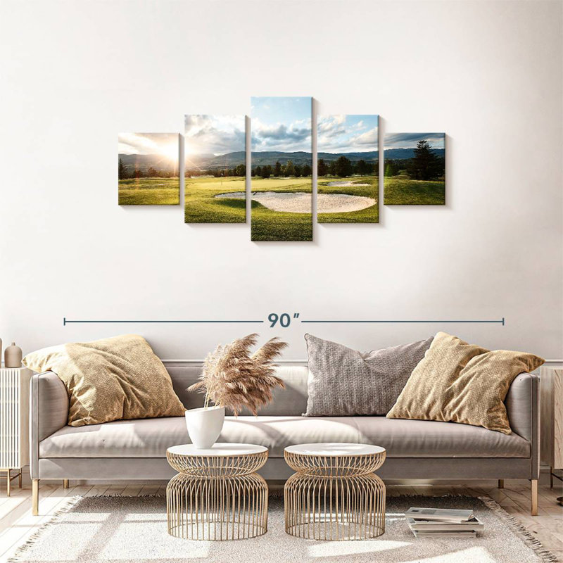 'Golf Sand Pit, 30" H x 68" W