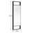 Mcalpine 16" Aluminum Frame Wall Mirror with Shelf-748396401