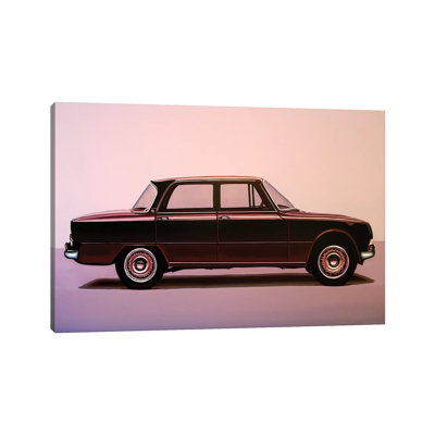 "Alfa Romeo Giulia Super" par Paul Meijering, reproduction d'art sur toile tendue