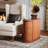 Pazmora 3 - Drawer Solid Wood End Table No assembly required-1900337455