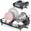 Adjustable Stainless Steel Kitchen Dish Rack, Extendable Dish Drying Rack,Plate Rack, Extra Large Capacity Dish Drainer-115678989-80276704