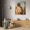«Steeh-Tcha-Ko-Me-Co, Great King» par George Catlin - Art mural sur toile tendue avec châssis