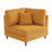 Seemab Upholstered Orange Corduroy Armchair with Pillow Back, One Arm Single Chair Module Part For Sectional Sofa-1038438107