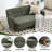 59'' W Modern Upholstery Teddy Sofa Loveseat-8166880