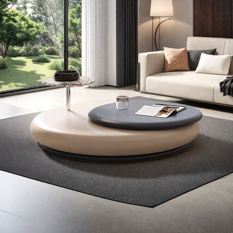 Table basse créative crème et vent léger