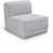Tissu gris bouclé sélectionné