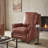 Andrena Genuine Leather Recliner with Nailhead Trim-1743651070