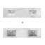 Ensemble de meuble-lavabo double 84 po Angela-729201402
