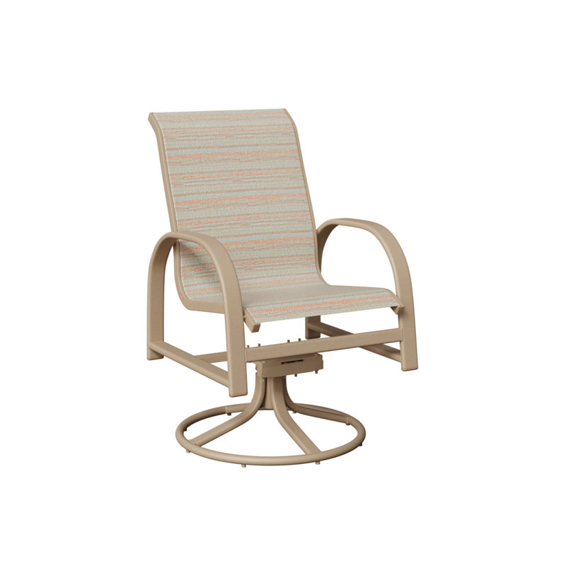 Chaise berçante berçante pivotante Berlin Gardens, Echo opale, Sahara moucheté