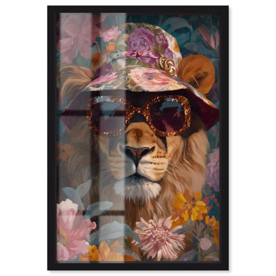 «Bloom in Floral Lion Pet» par Art Remedy