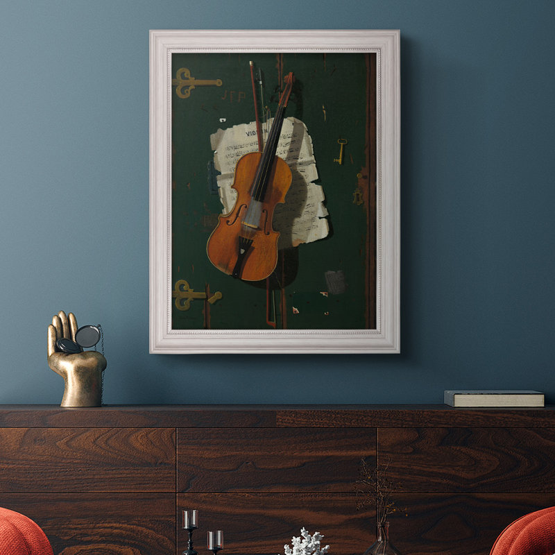 The Old Violin - peinture encadrée, H 36 po x l 24 po x P 2,5 po
