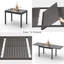 Patio Dining Expandable Table, Outdoor Table, Rectangular Table