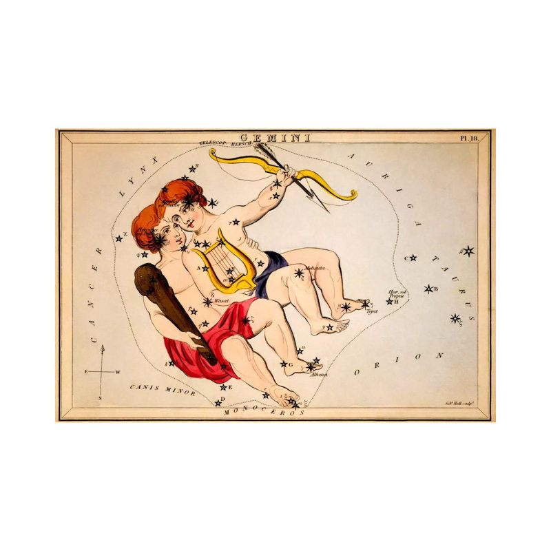 Gemini by Sidney Hall - Wrapped Canvas Gallery-Wrapped Canvas Giclée