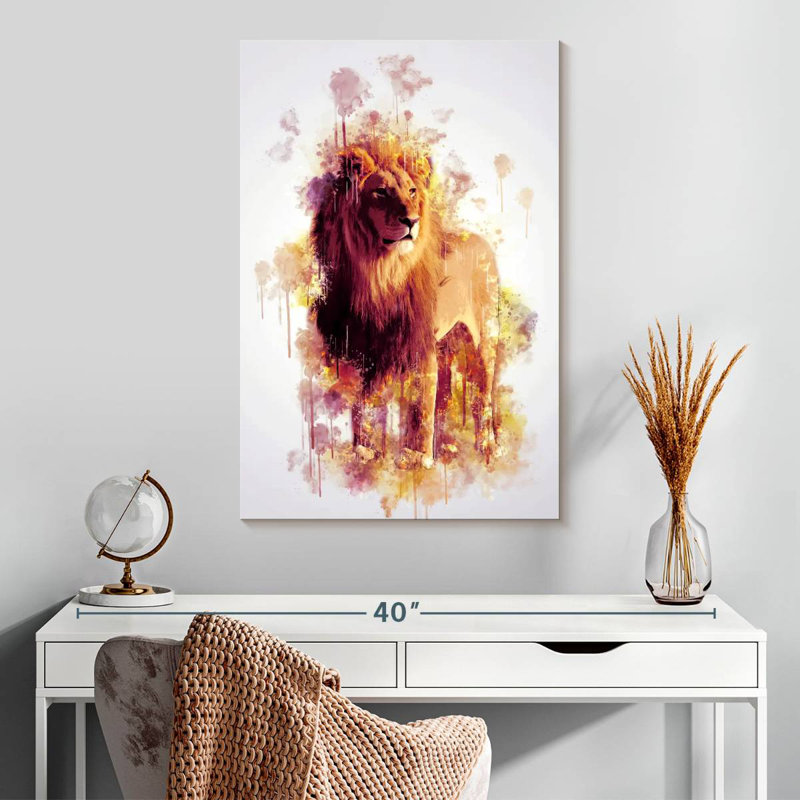 Brampt Lion Stance, 30" H x 20" W