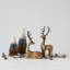 Mango Wood Standing Reindeer With Aluminum Antlers