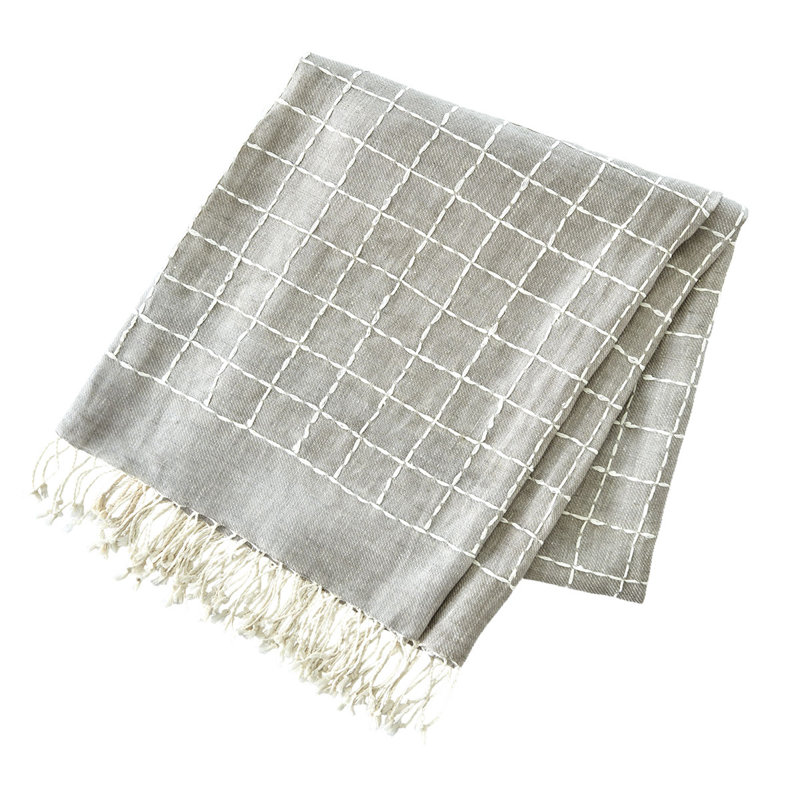 Lena Throw Blanket, Natural