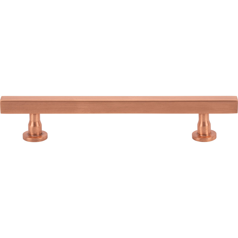 Dante Bar Pull, 5 1/16", Satin Brass