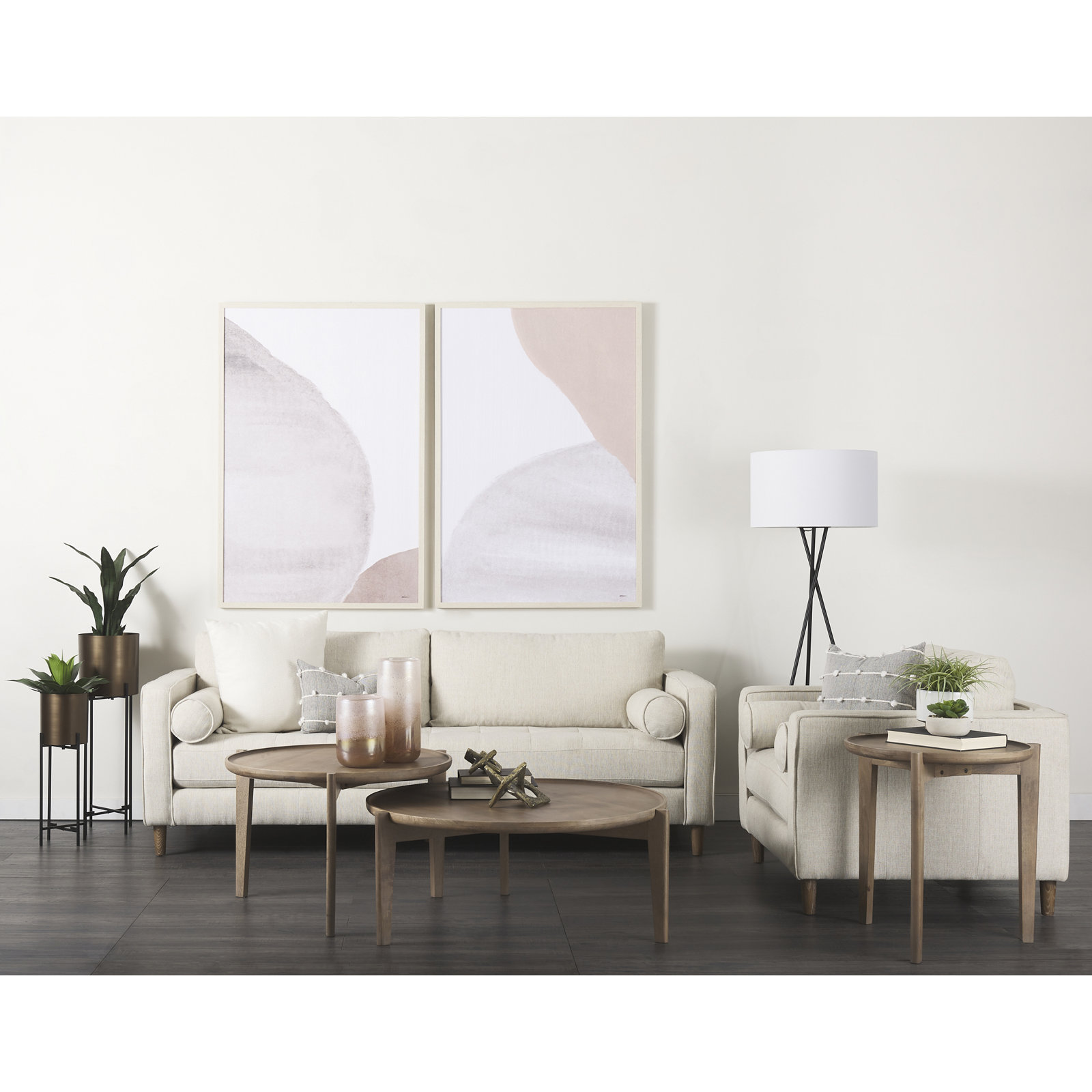 Stephon Armchair, Cream